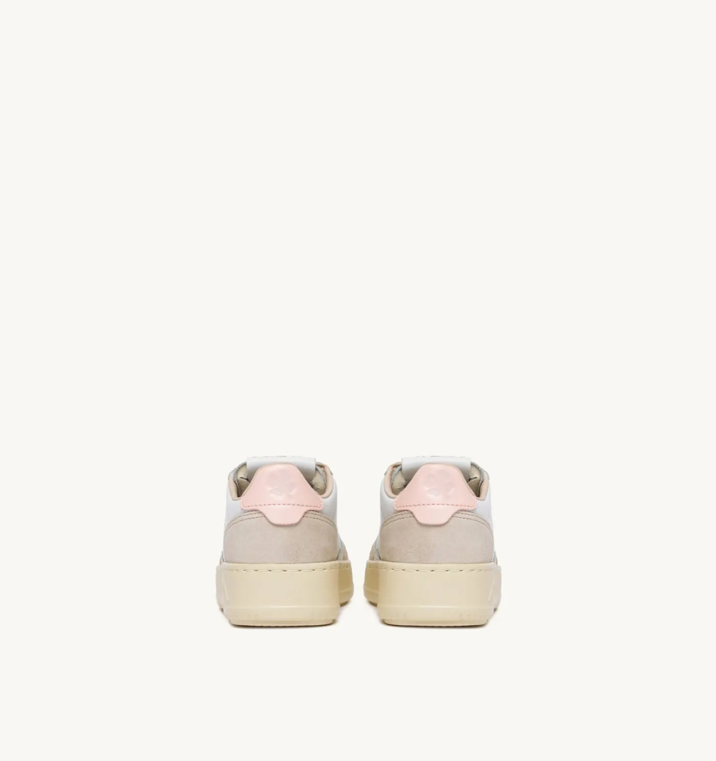 SNEAKERS MEDALIST KIDS LOW IN SUEDE BIANCO E CREOLE PINK