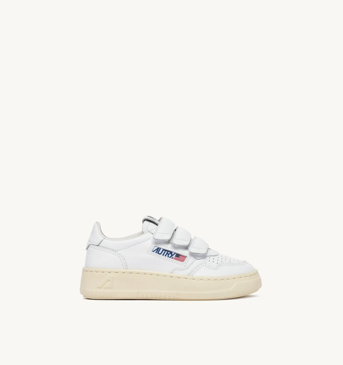 SNEAKERS MEDALIST KIDSTRIPES LOW IN PELLE BIANCA
