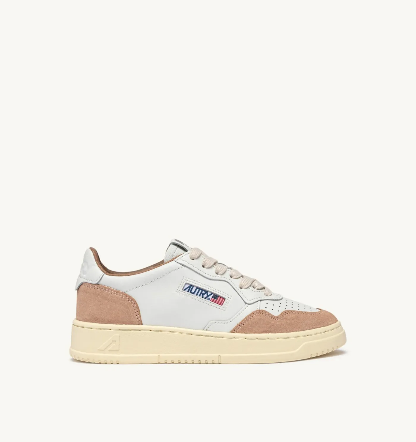 SNEAKERS MEDALIST LOW IN PELLE BIANCA E SUEDE PHARD