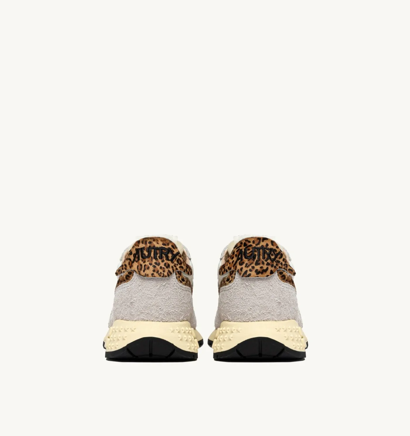 SNEAKERS REELWIND LOW IN NYLON E SUEDE BIANCO E LEOPARD