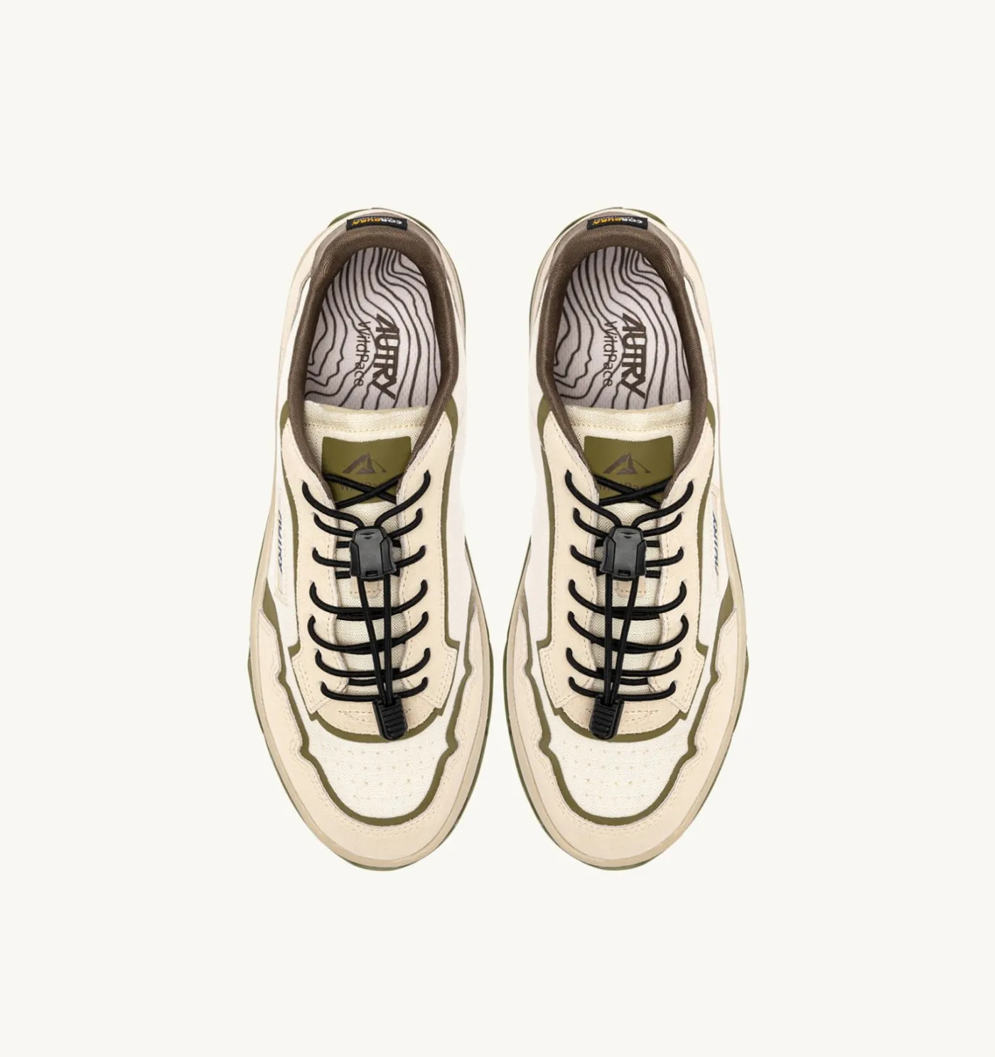 SNEAKERS WILDPACE LOW IN NYLON RIPSTOP E SUEDE WIFE E CHOCOLATE