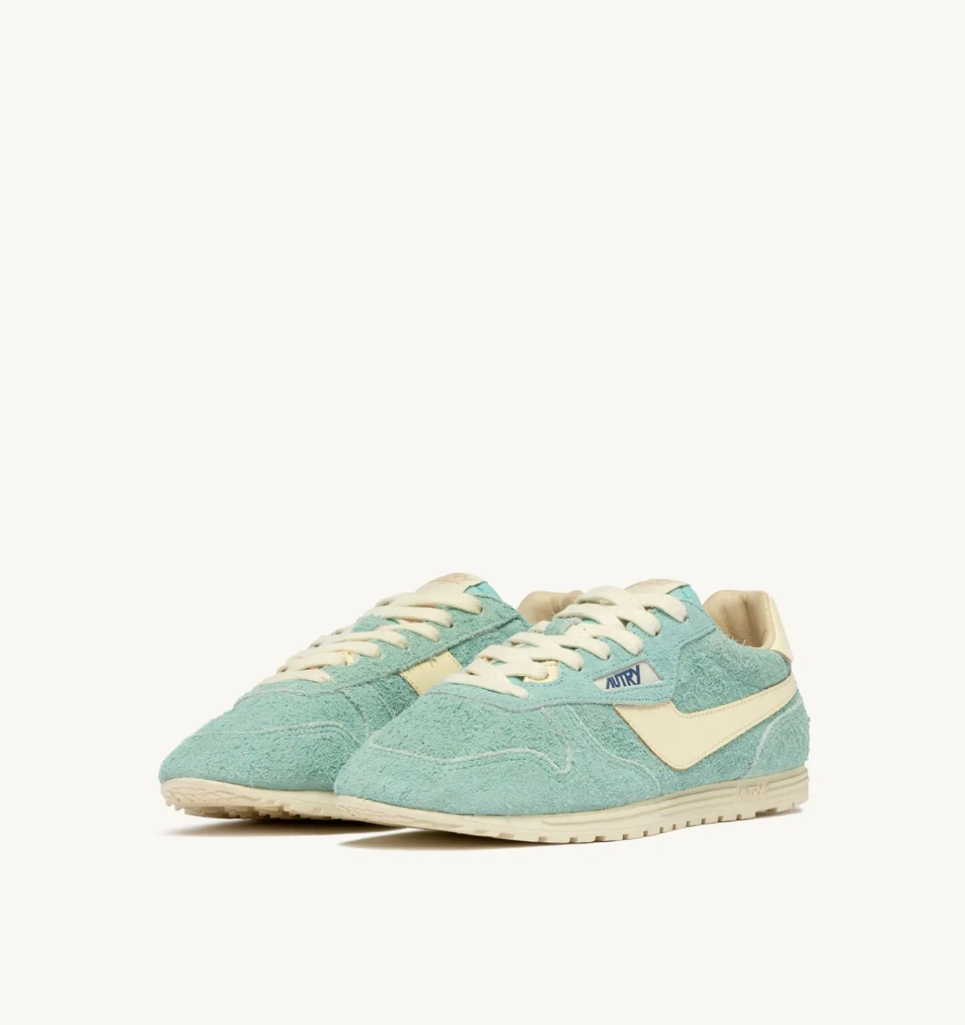SNEAKERS WINDSPIN IN SUEDE E PELLE JASMINE E RUTABAGA